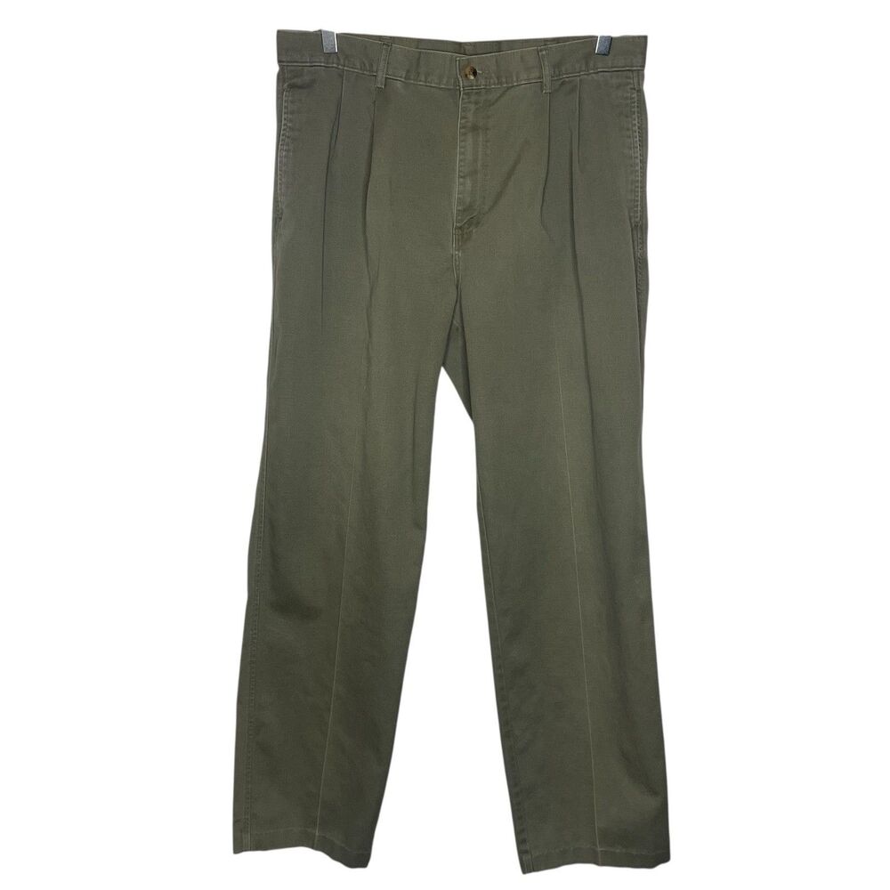 Mens Duck Head Vintage Pants Heavy Twill 36x31 Dark Tan